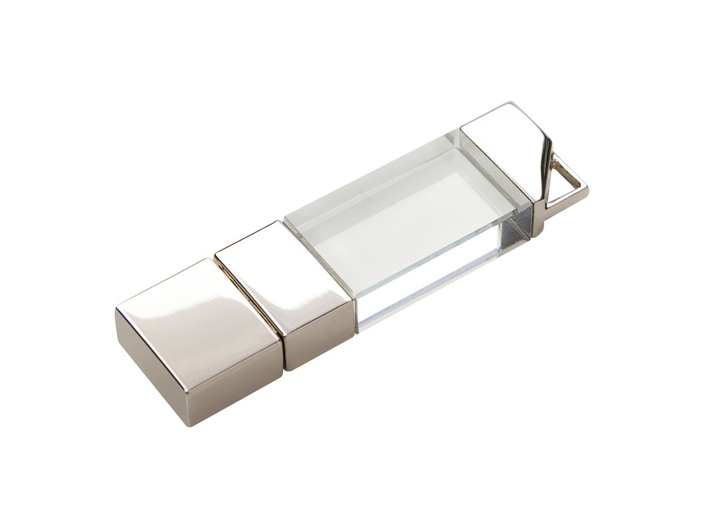 USB 2.0- флешка на 16 Гб кристалл мини с логотипом  | Print Logo