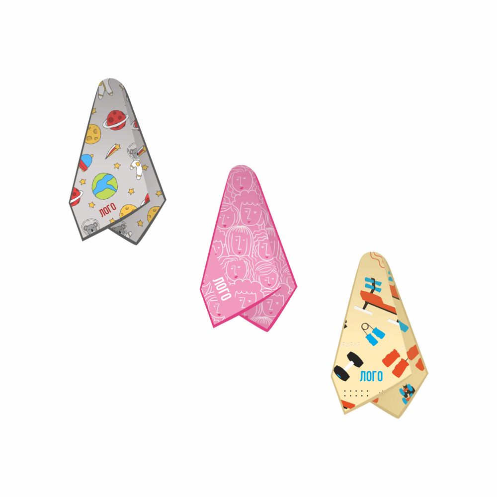 Полотенце на заказ Full Color с логотипом сделано в России | Print Logo