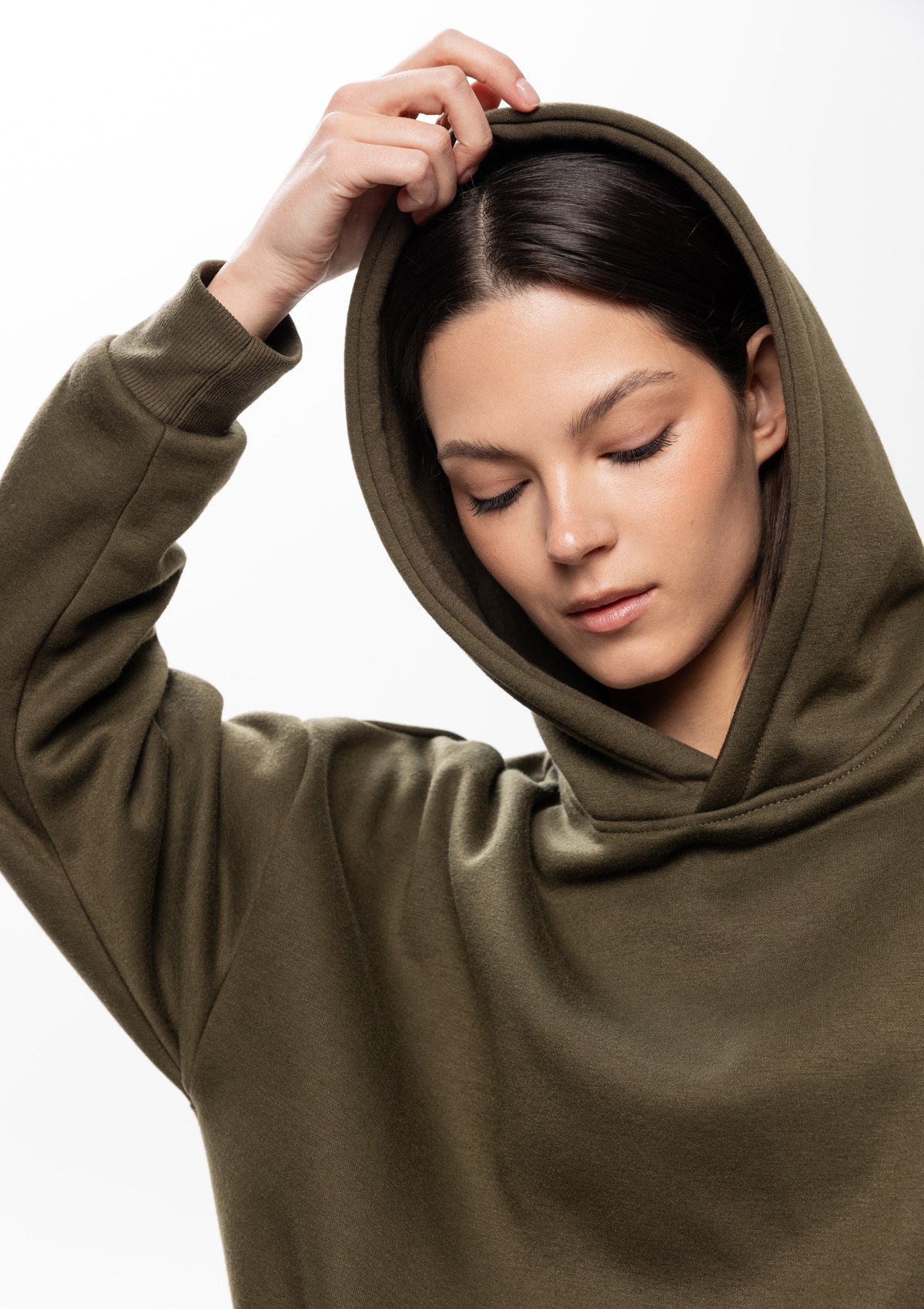 Худи унисекс STAN оверсайз интерсофт 320, 69, Оливковый хаки,  (36)  (50/L)