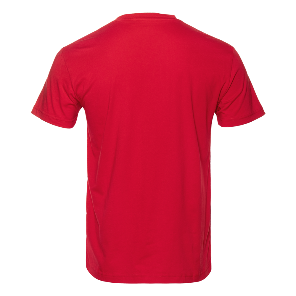 Футболка унисекс хлопок 150, 52, Красный,  (14)  (52/XL)