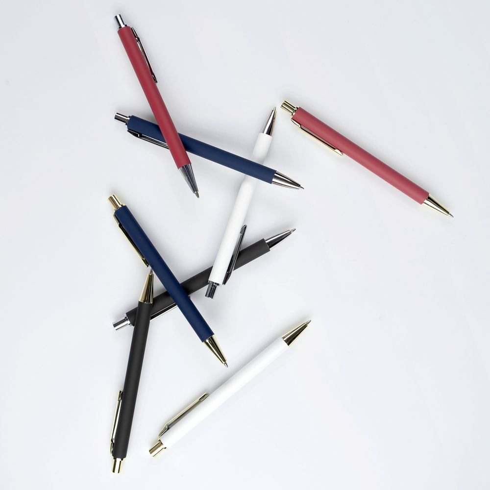 Ручка шариковая Lobby Soft Touch Gold фото на сайте Print Logo.