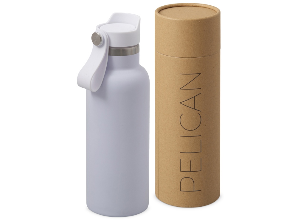 Вакуумная термобутылка Pelican, 500 мл с логотипом Waterline | Print Logo