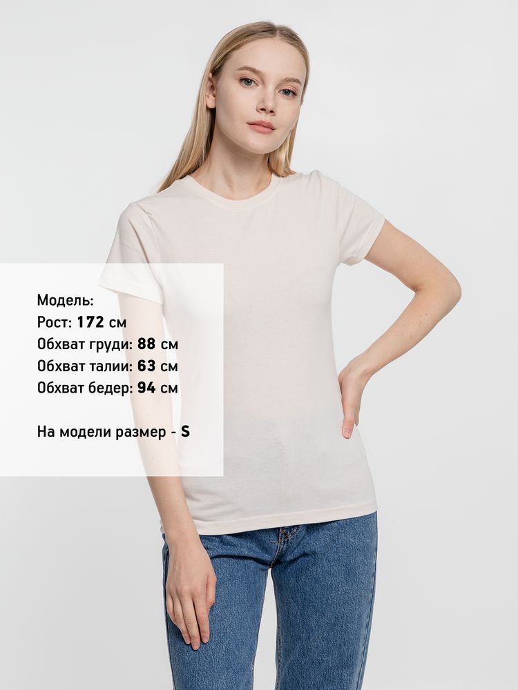 Футболка женская T-bolka Lady, молочно-белая, размер XL