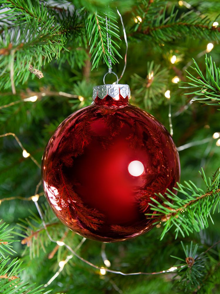 Елочный шар Finery Gloss, 10 см