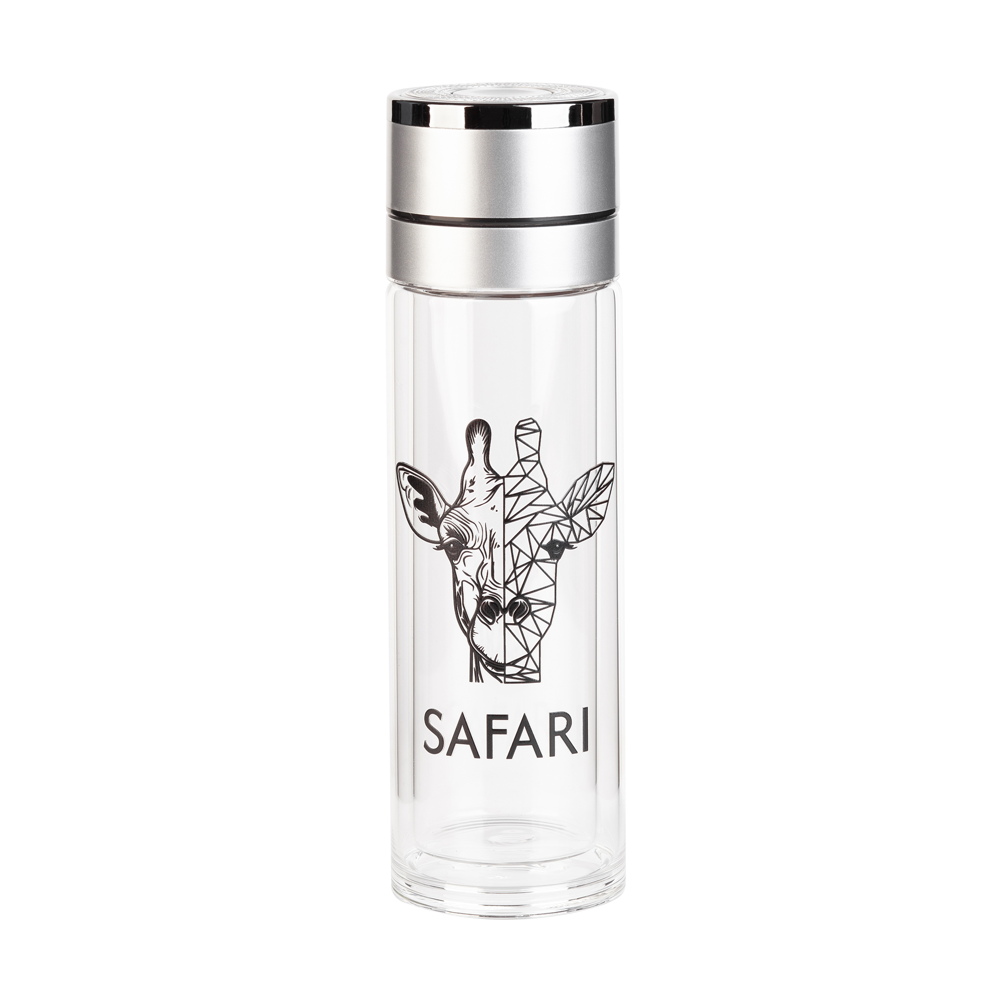 Заварочный термос "Press" 400 мл, серебристый, серебристый