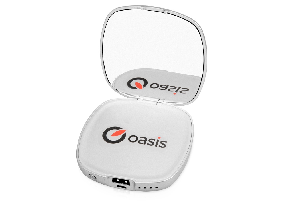 Портативное зарядное устройство на 4000 mAh с зеркалом