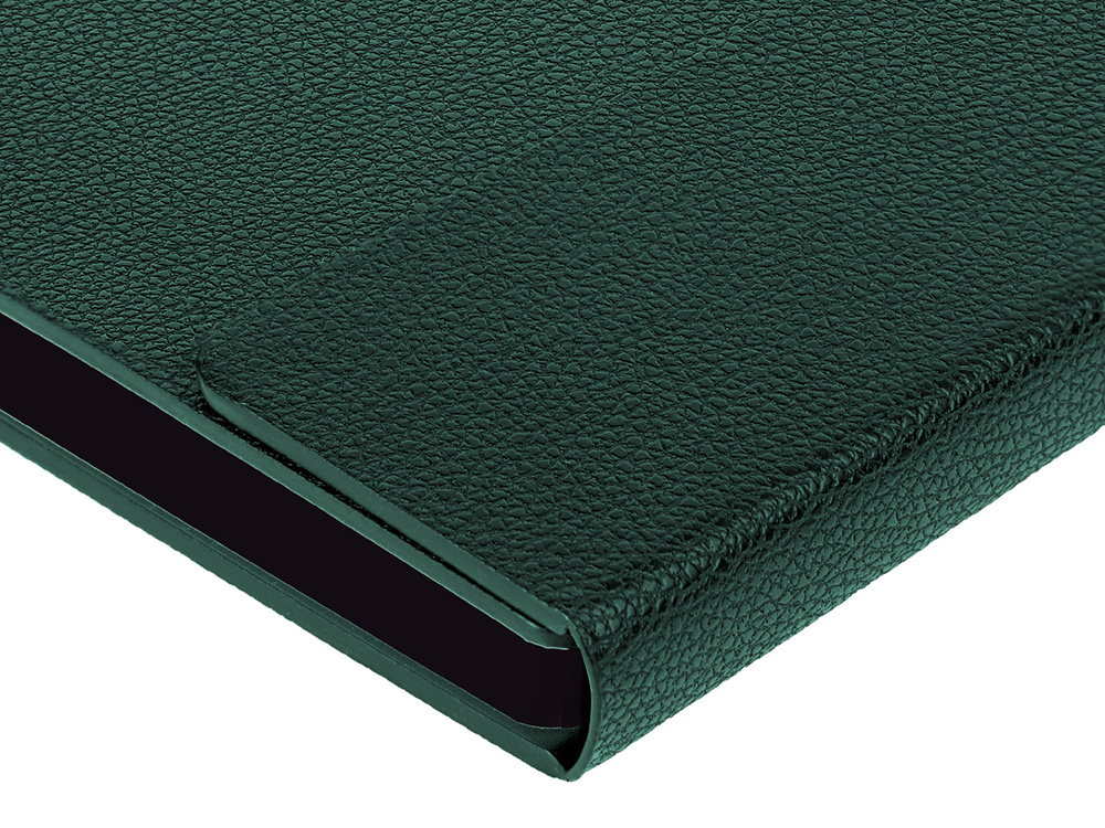 Ежедневник недатированный с магнитным клапаном А5 Venezia, зеленый