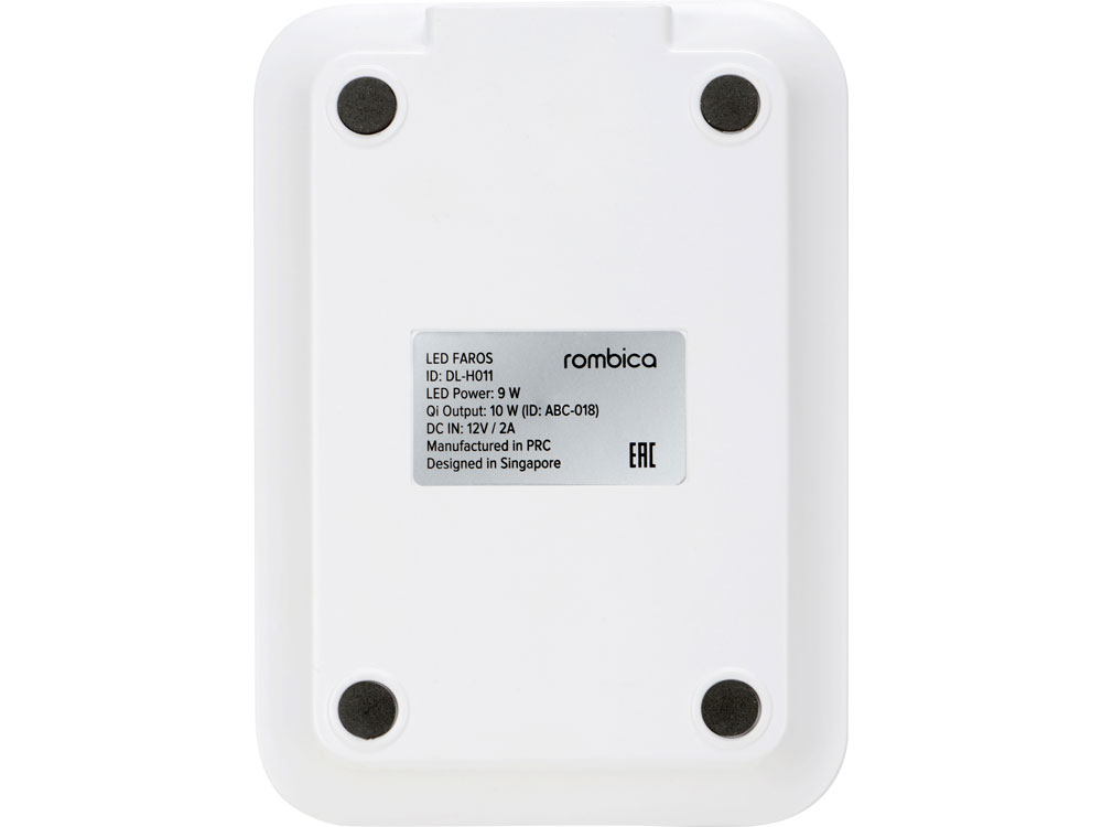 Настольная лампа Rombica LED FAROS, белый (квадратное основание) (Р)