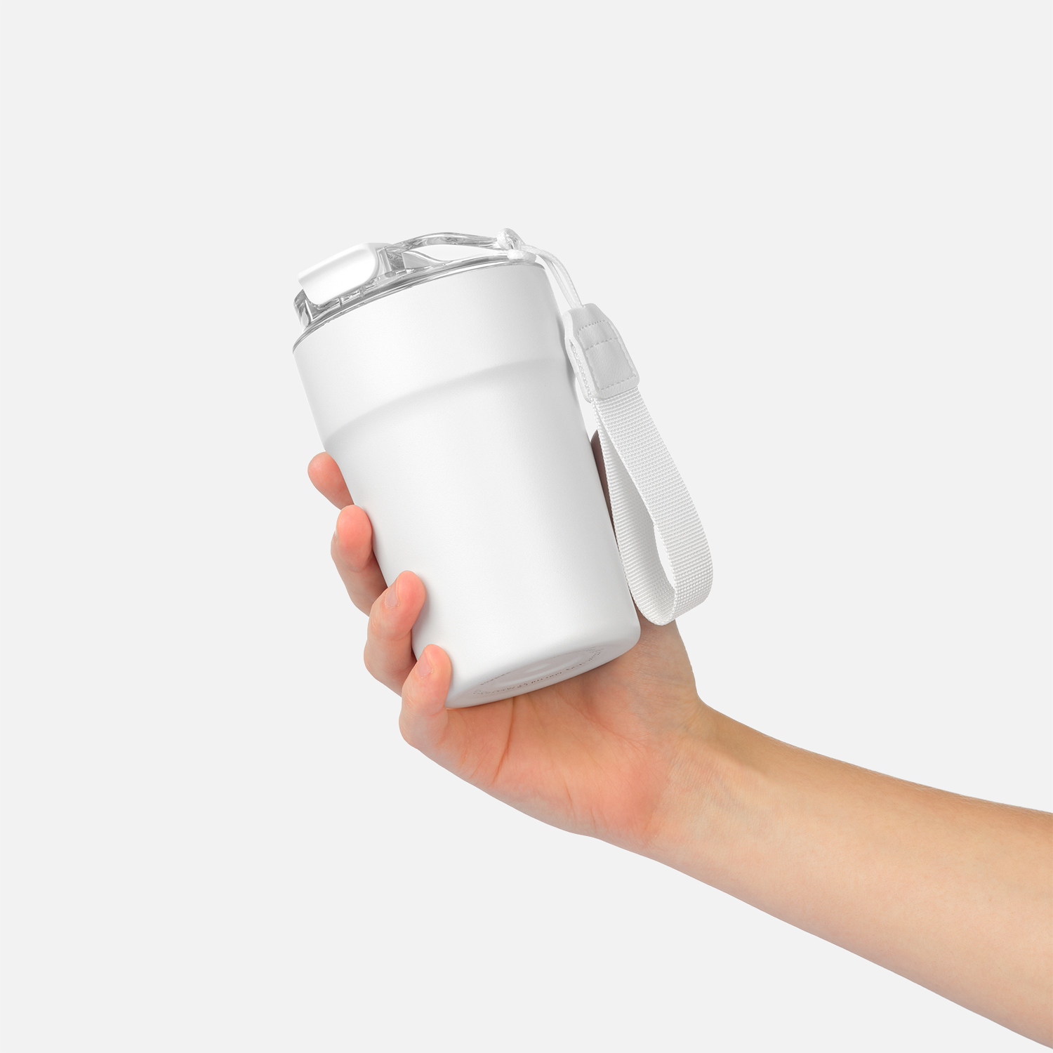 Термокружка вакуумная Монако, белая