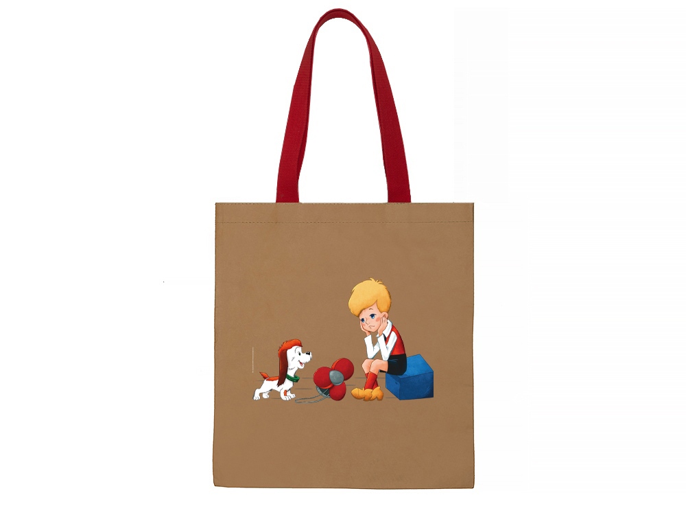 Универсальная сумка из моющегося крафта Карлсон фото на сайте Print Logo.