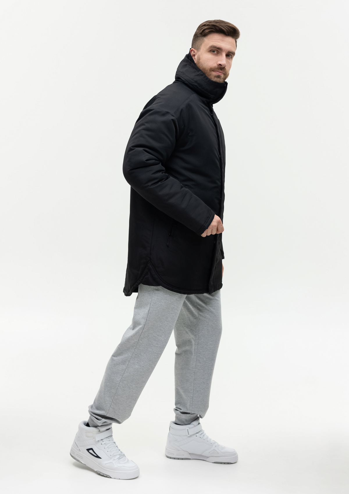 Куртка утепленная мужская STAN, 180,73, Чёрный,  (20)  (50/L)