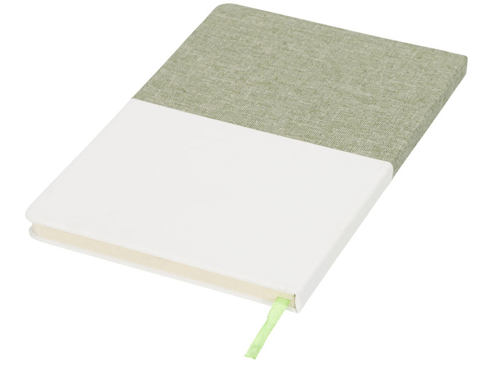Блокнот А5 двухцветный, зеленый