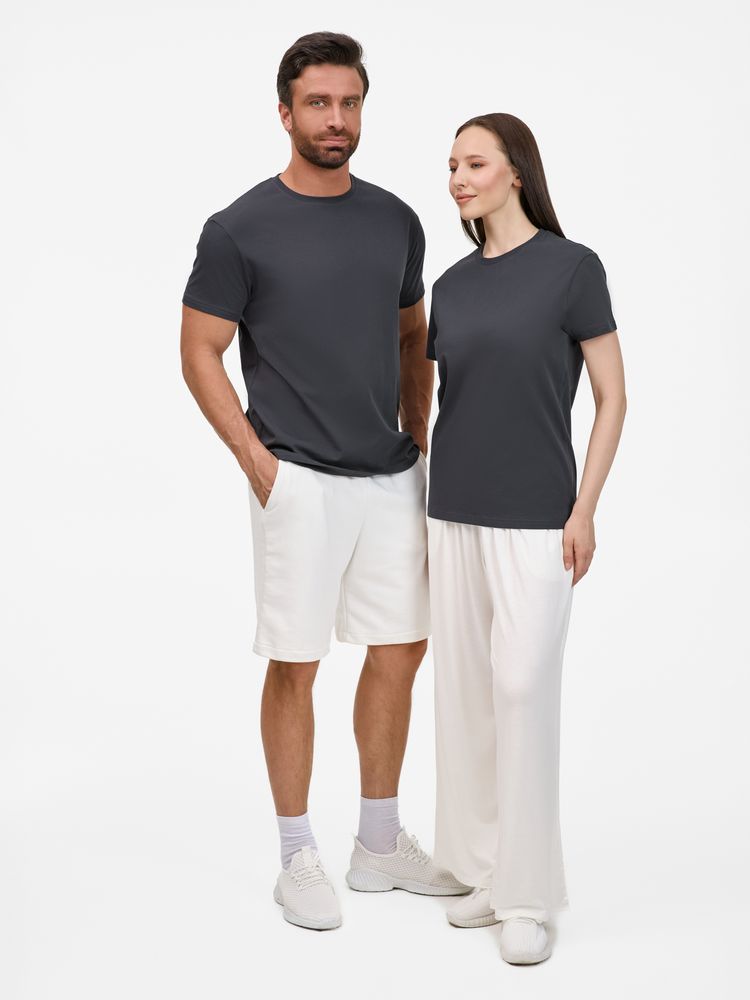 Футболка унисекс T-Bolka 200, темно-серая (графит), размер XXL