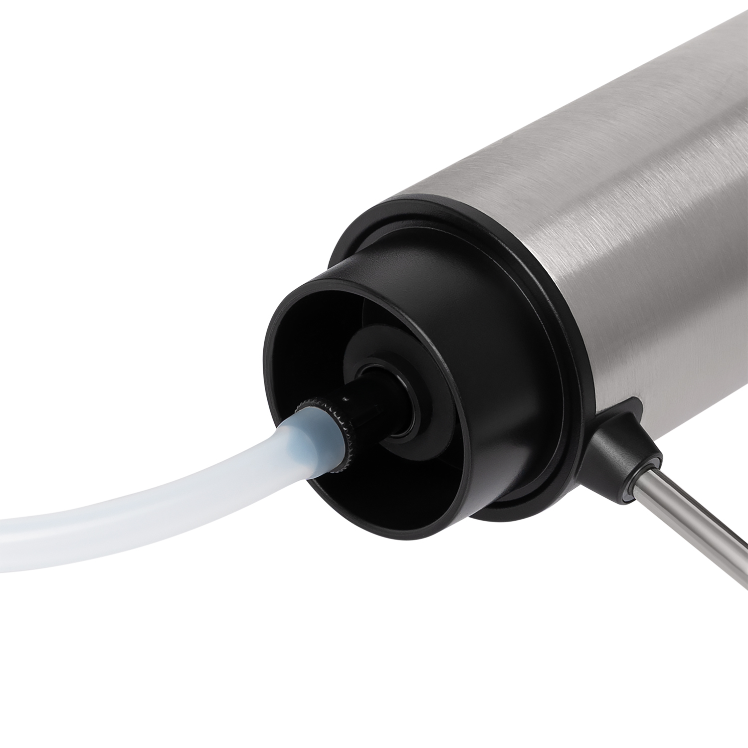 Электрический аэратор Данте (Dante), серебряный — пример нанесения логотипа (Portobello Электроника Кухня) | Print Logo