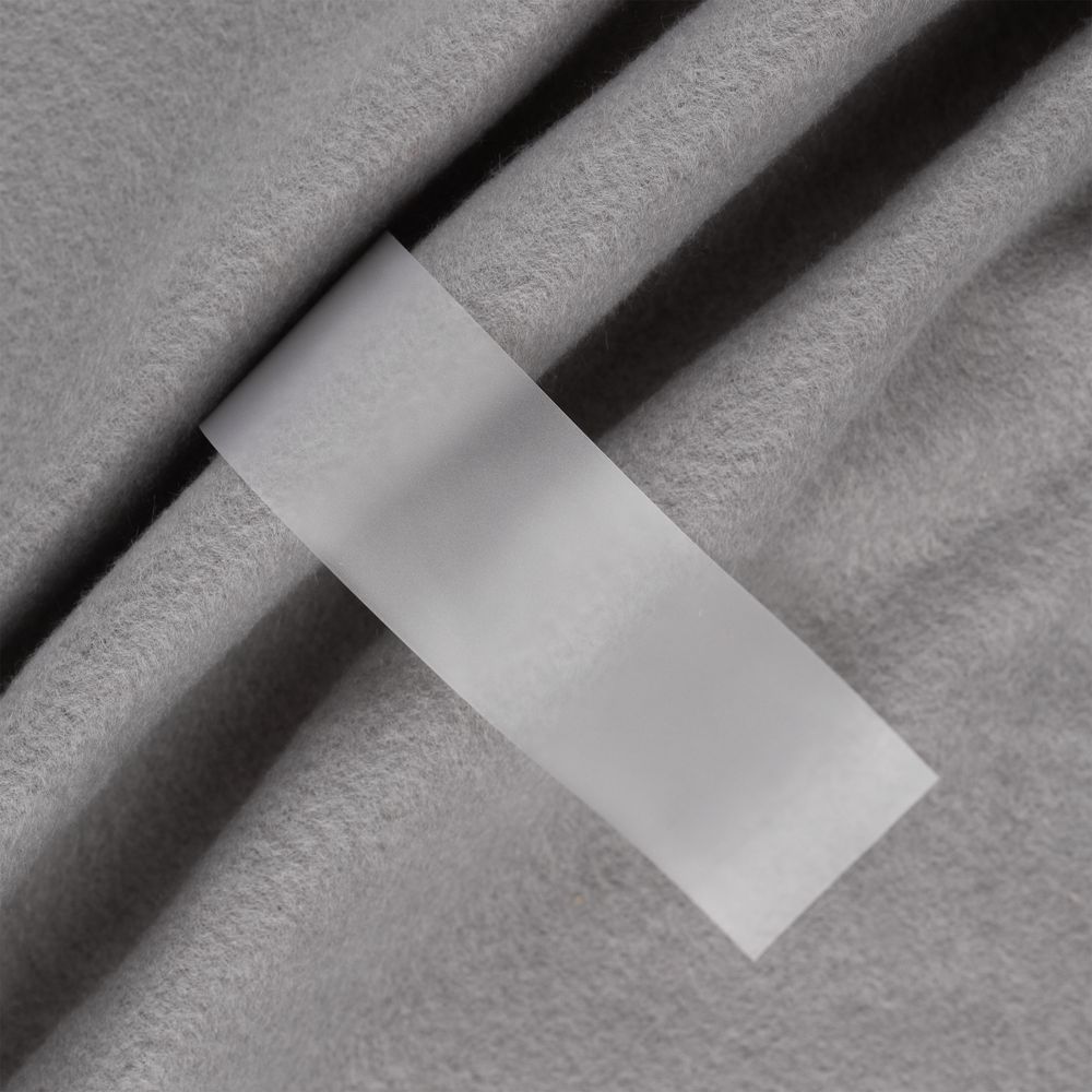 Лента силиконовая Biguna 35 M, прозрачная черная с логотипом сделано в России | Print Logo