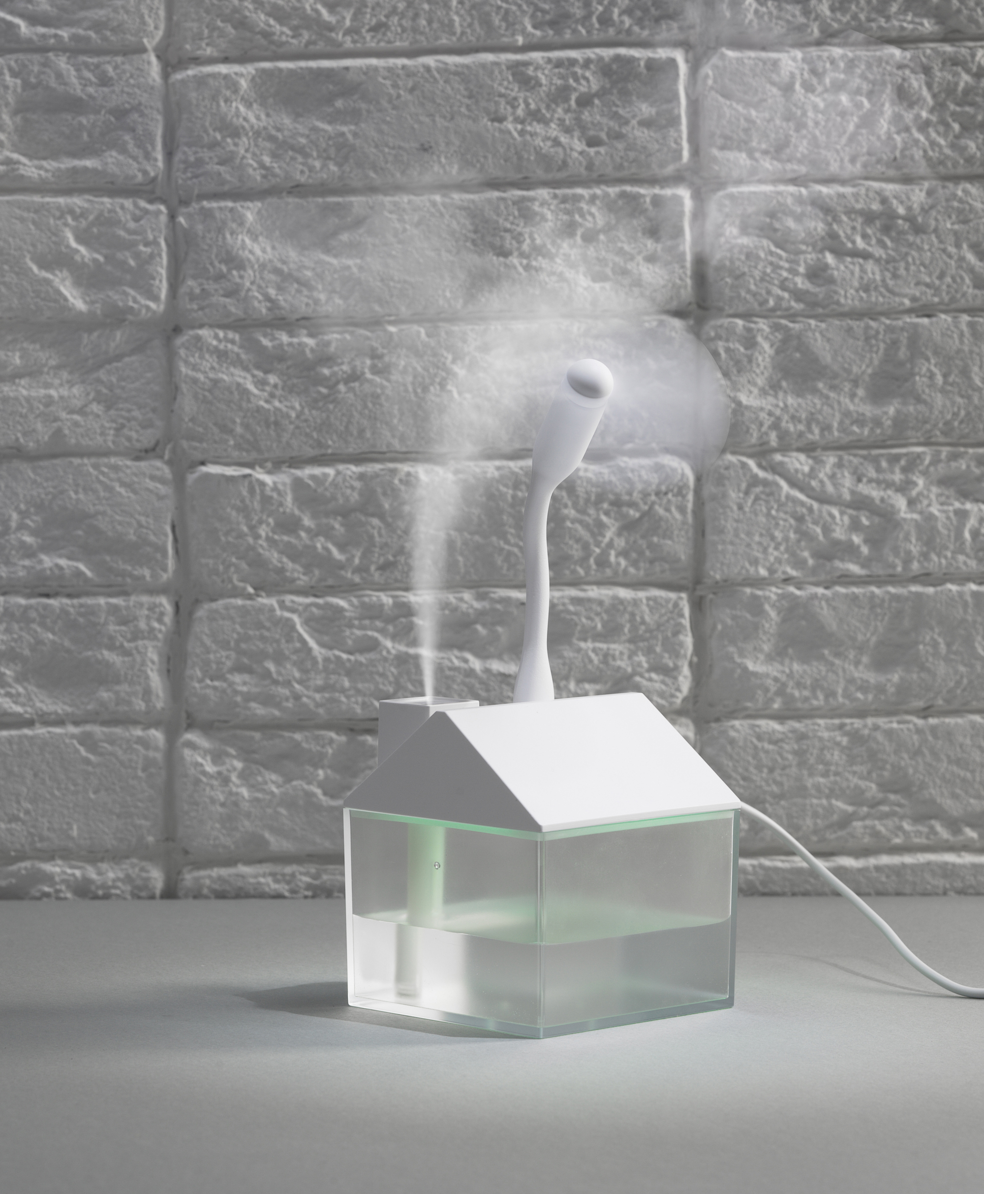 Увлажнитель воздуха "Sweet home" c лампой и вентилятором, белый