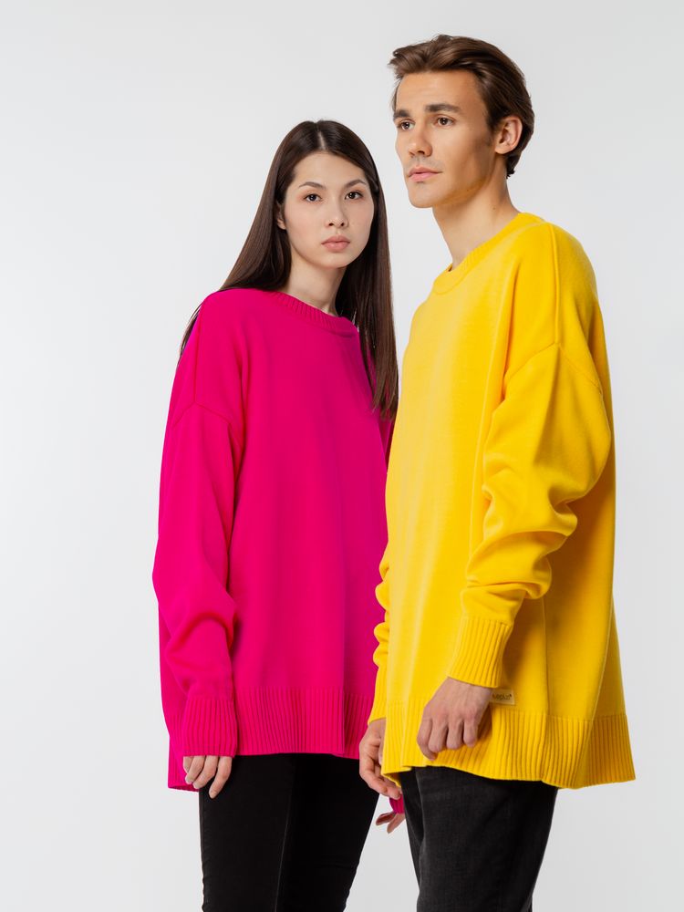 Джемпер оверсайз унисекс Stated в сумке, желтый, размер S/M