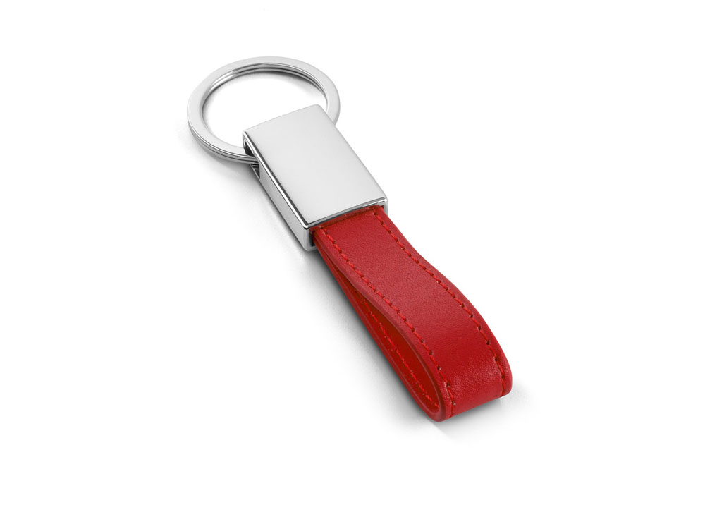 Брелок из искусственной кожи и металла WATOH с логотипом  | Print Logo