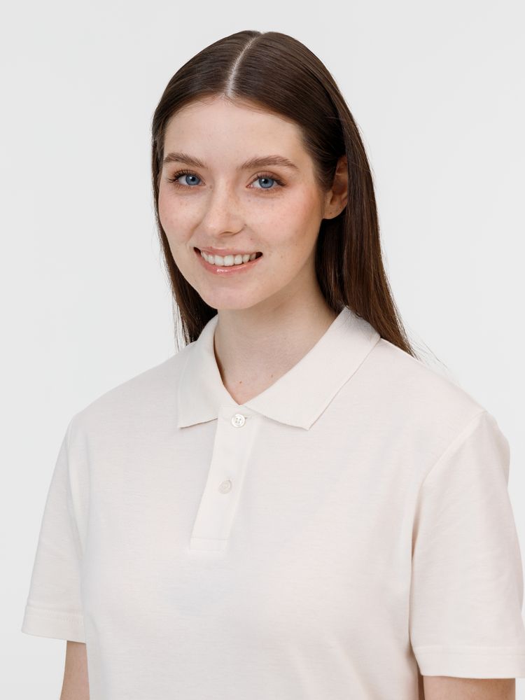 Рубашка поло унисекс Pulse, молочно-белая, размер XL