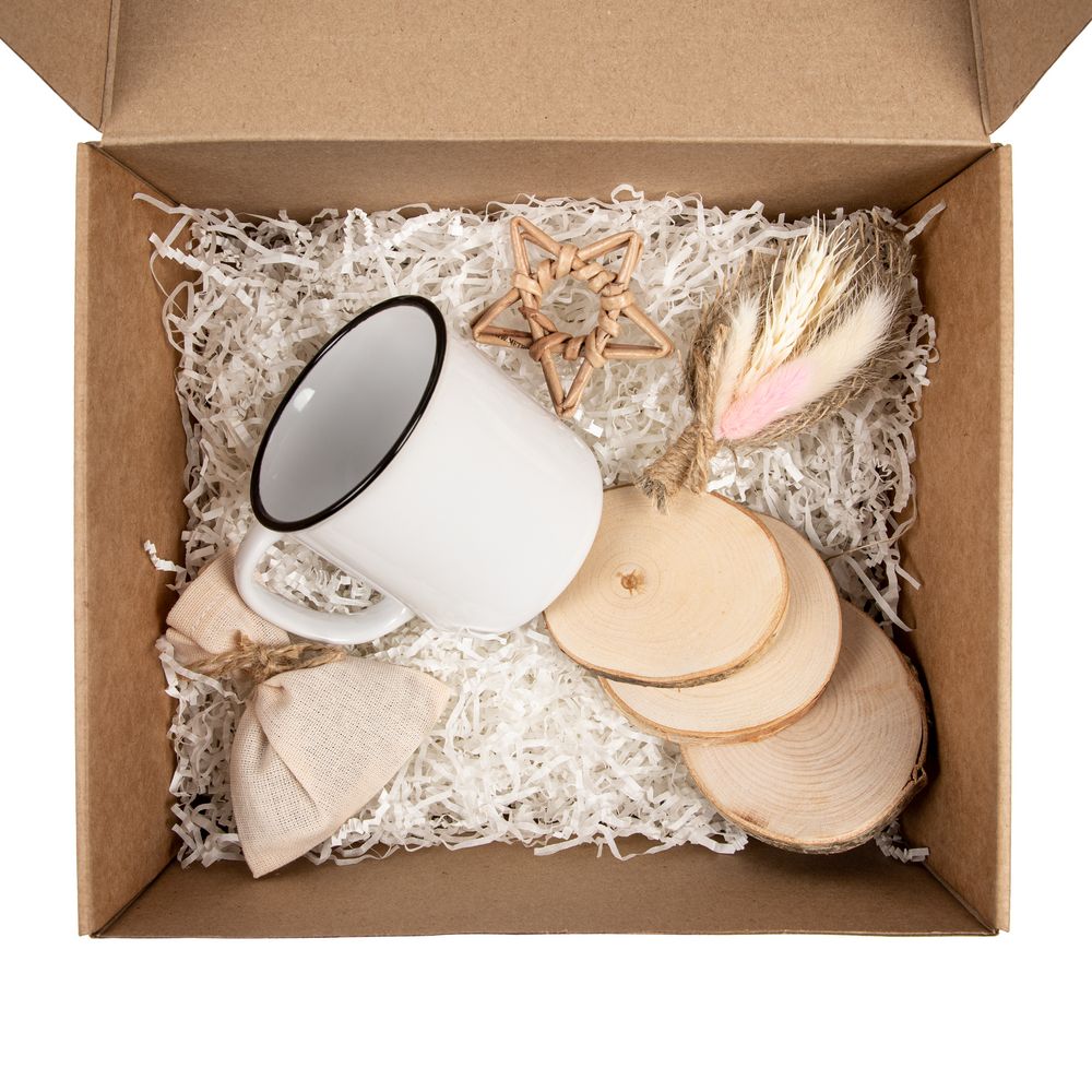 Набор Adorno с кружкой и костерами с логотипом  | Print Logo