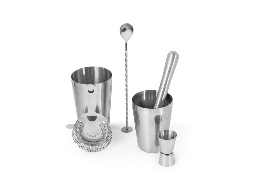 BRAMBLE. Коктейльный набор, серебряный