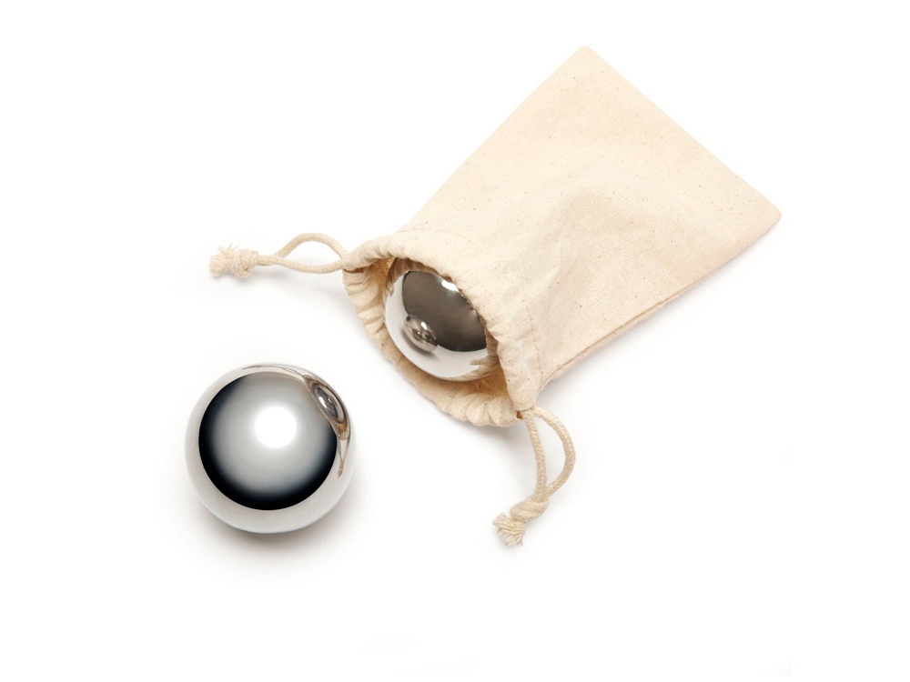 Набор охлаждающих шаров для виски Whiskey balls с логотипом Kikkerland | Print Logo