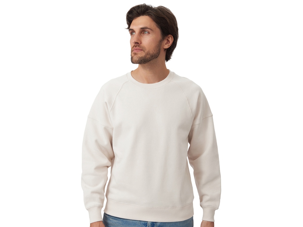 Свитшот оверсайз Paris, унисекс, бежевый