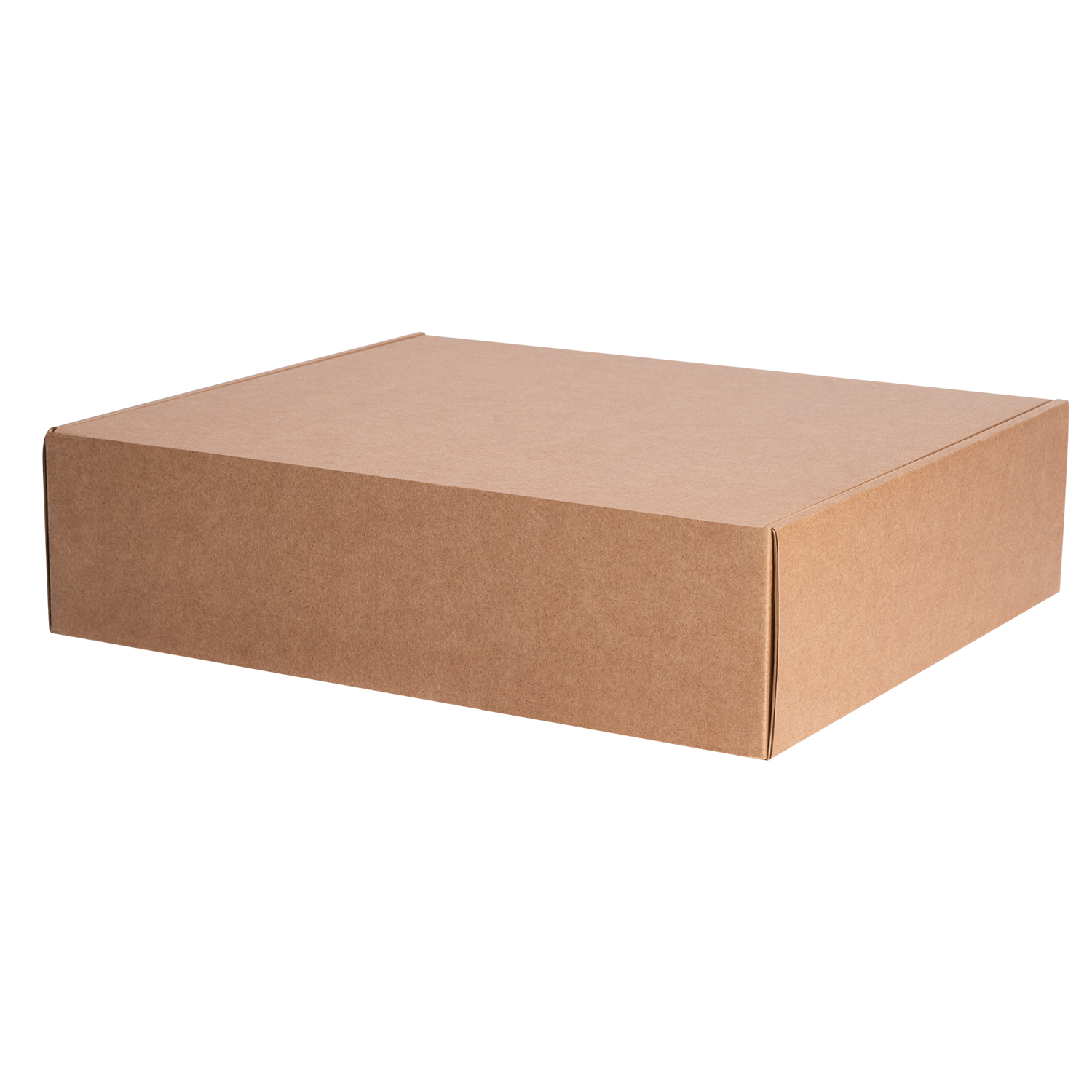 Подарочная коробка для набора универсальная, крафт, 320 х 273 х 83 мм — пример нанесения логотипа (Portobello подарочная упаковка) | Print Logo