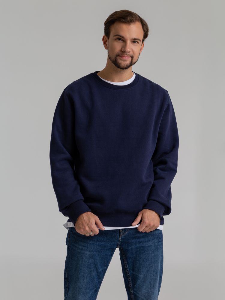 Свитшот унисекс King, темно-синий, размер 3XL