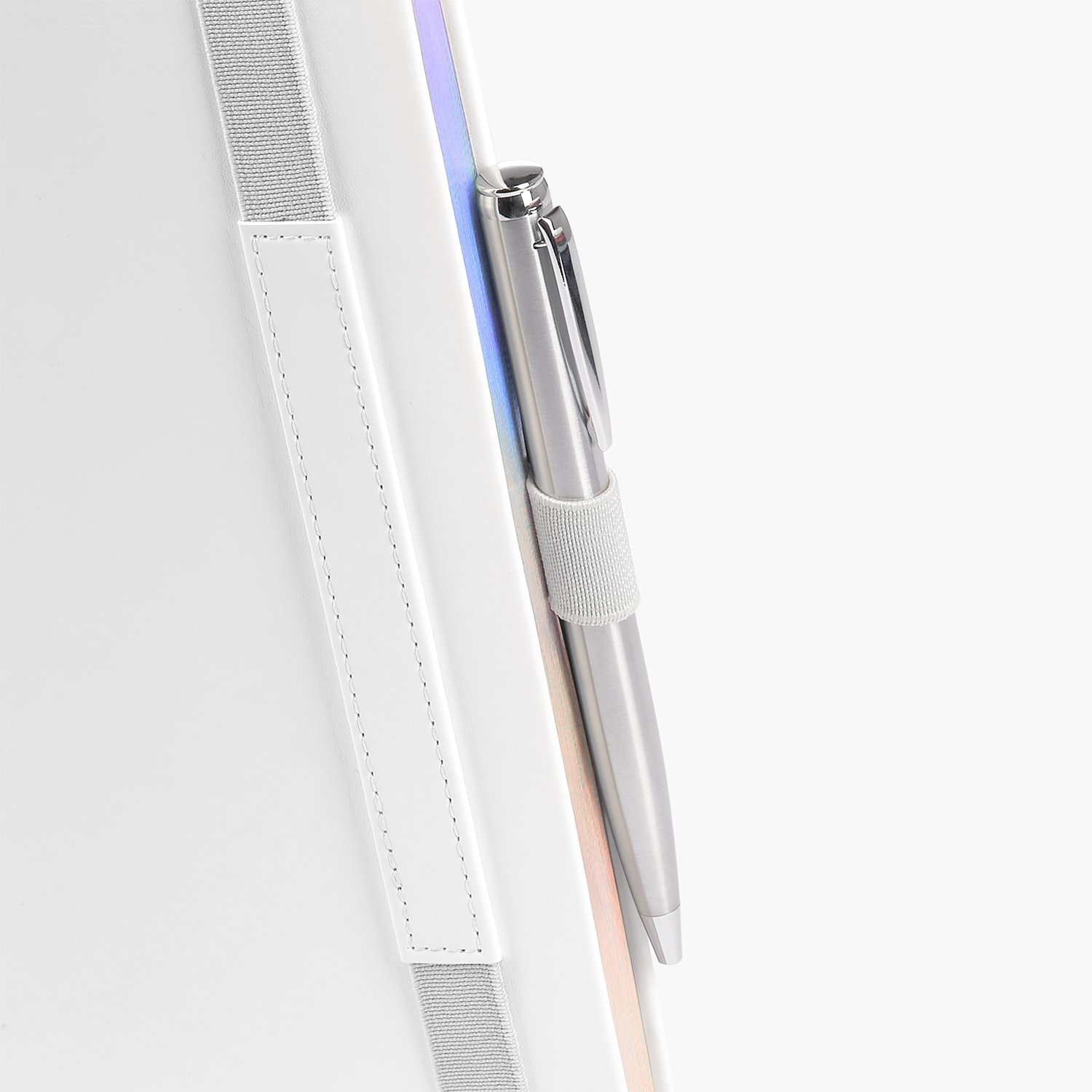 Ежедневник Гэлакси (Galaxy) недатированный, жесткая обложка, срез голограф. фольга, черный фото на сайте Print Logo.