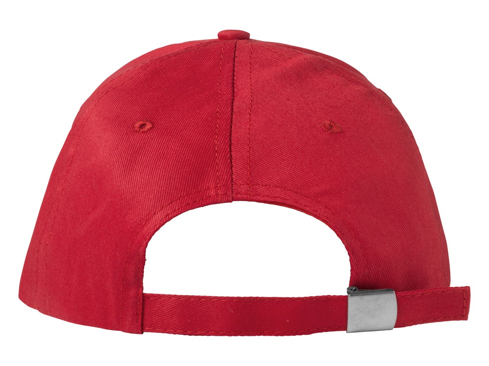Бейсболка Brunswick, 5 панелей, красный