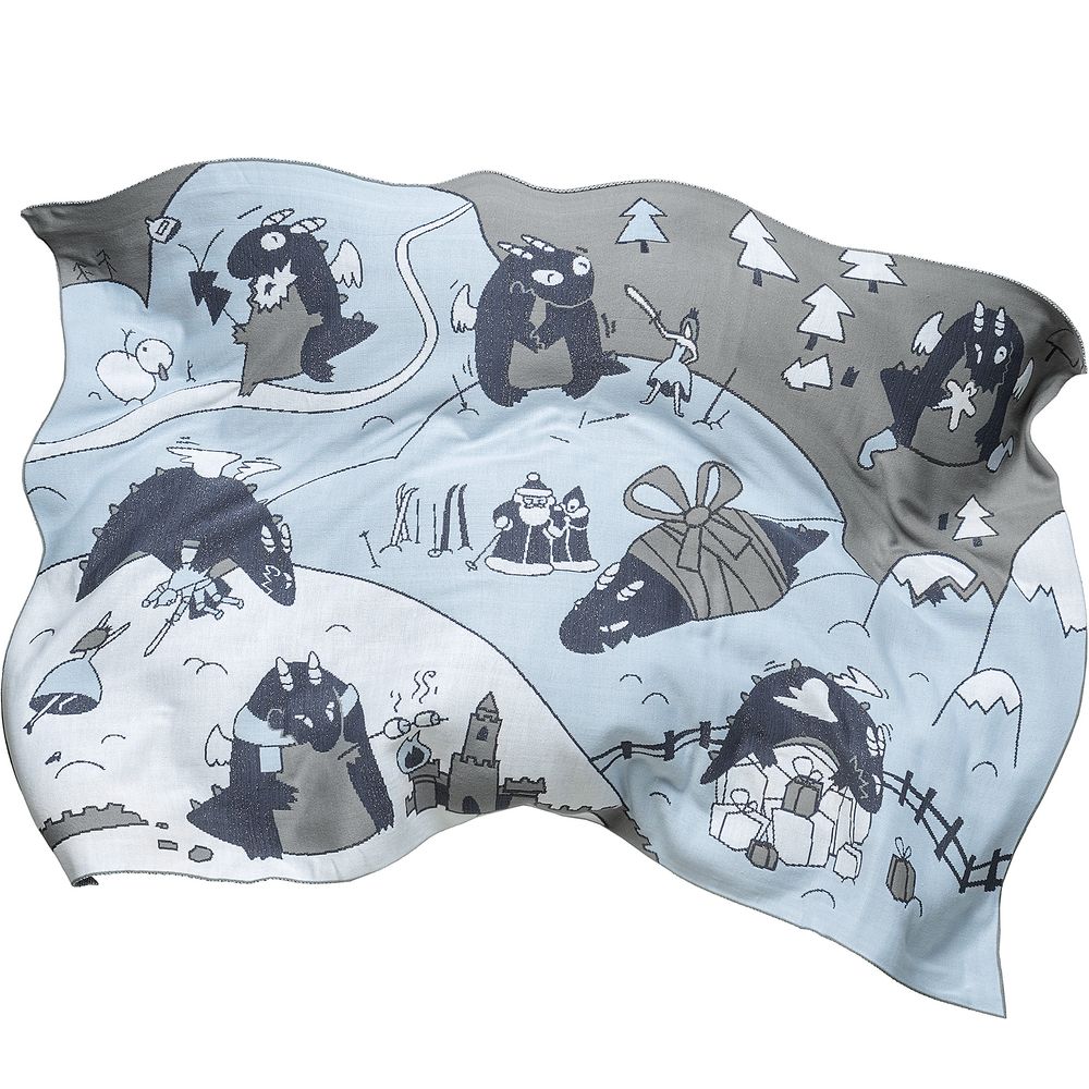 Плед Draconia фото на сайте Print Logo.