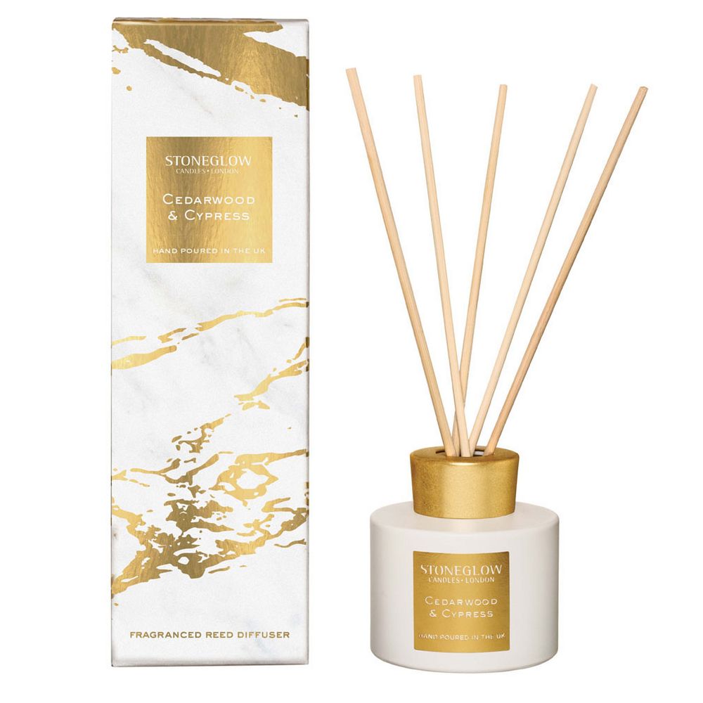 Диффузор Stoneglow Candles, древесина, кожа фото на сайте Print Logo.