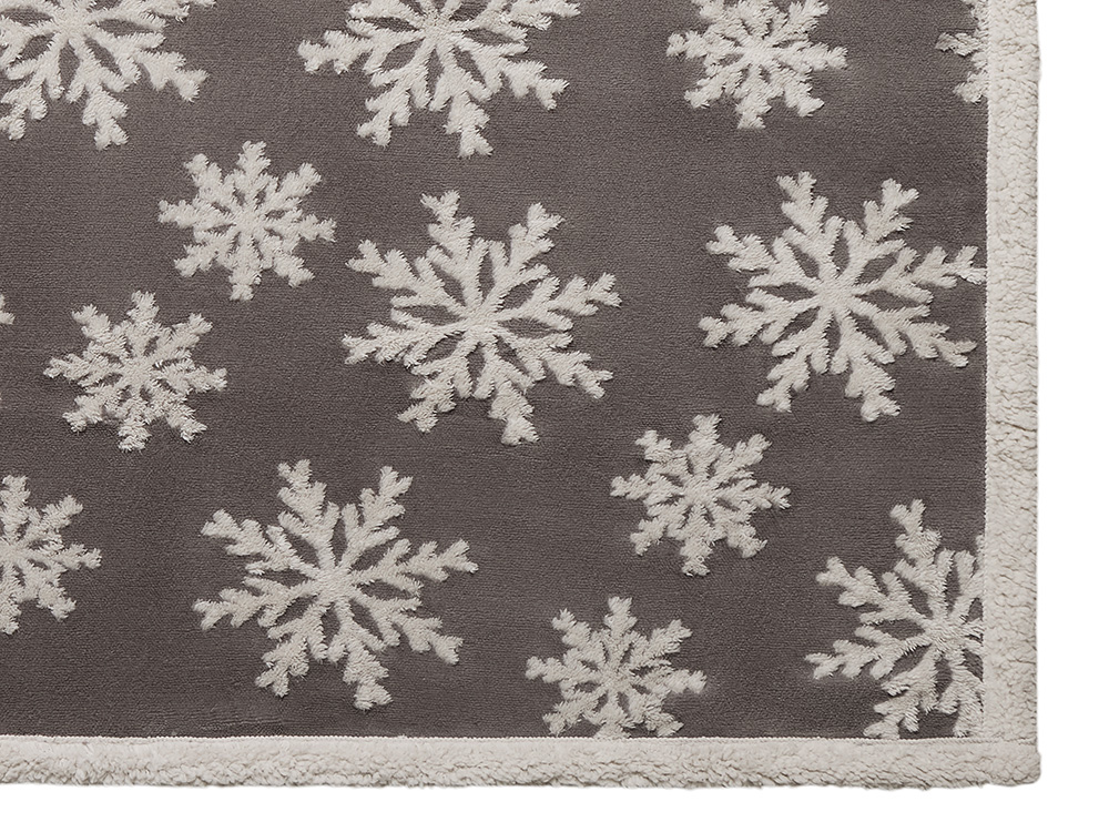 Плед Snowflake новогодний