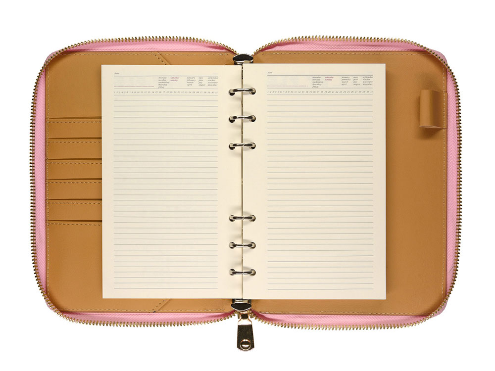 ЕЖЕДНЕВНИК недатированный А5- RIVIERA. ZEFIR (РОЗОВЫЙ ЗЕФИР) (Р)