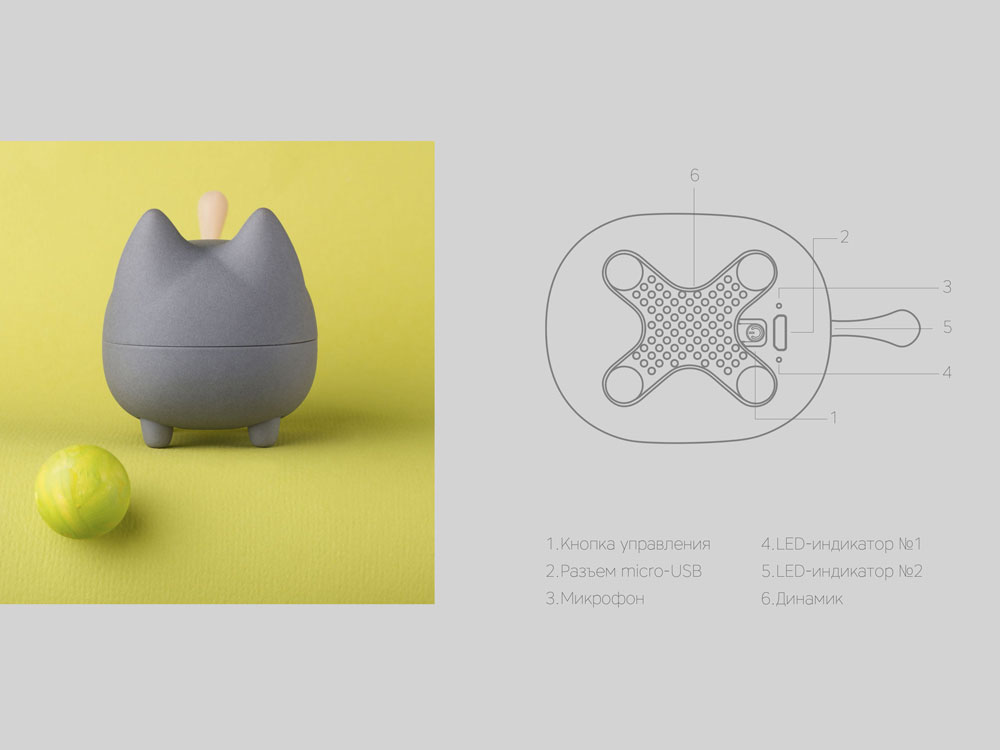 Портативная акустика Rombica Mysound Tito 1C, светло-серый (Р)