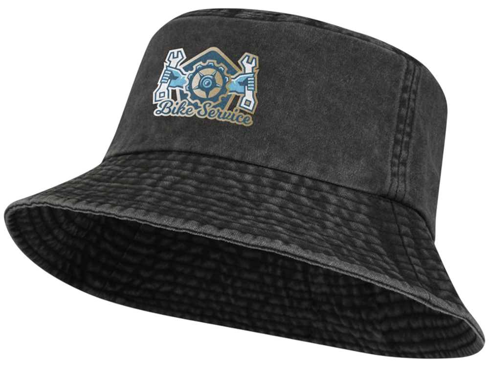 Панама Mitica стираная - Сплошной черный