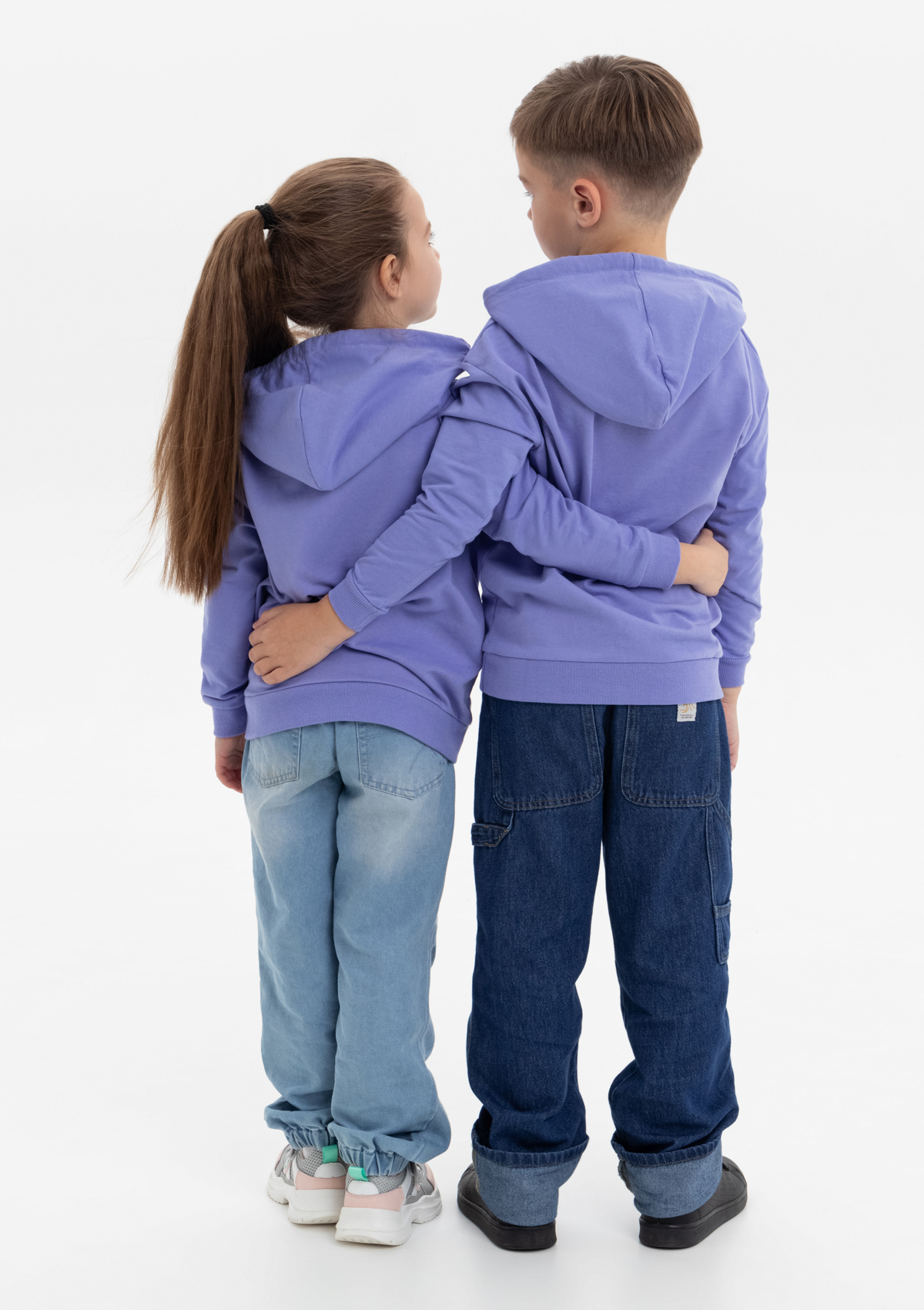 Худи детское STAN футер без начеса 260, 23J, Сливовый,  (95)  (10/10 лет)