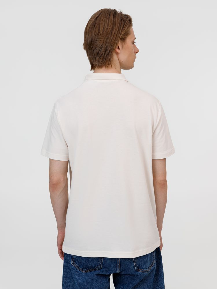 Рубашка поло унисекс Pulse, молочно-белая, размер XL