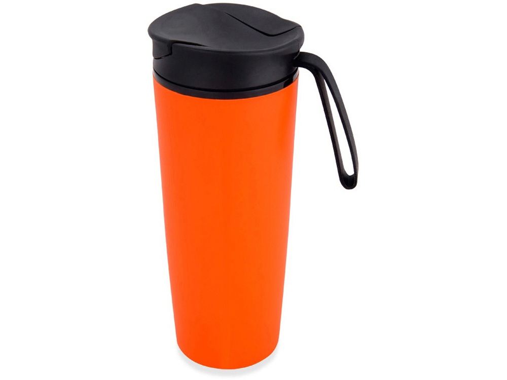 Термокружка Годс 470мл на присоске, оранжевый