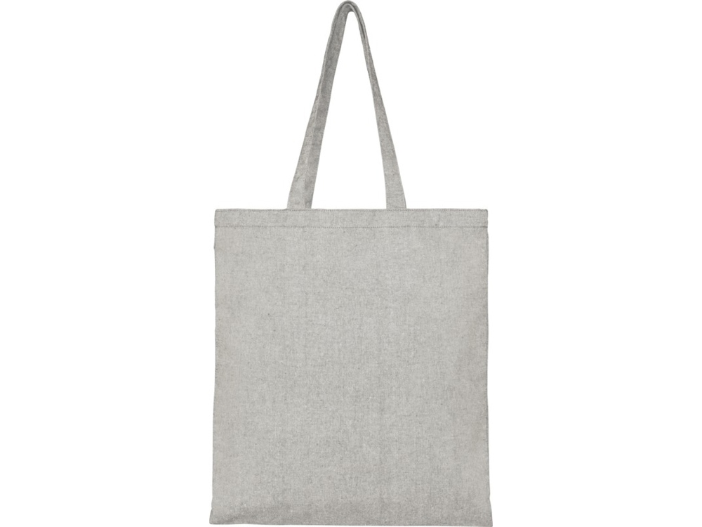 Сумка-тоут Pheebs из переработанного хлопка 150 г/м2, серый меланж