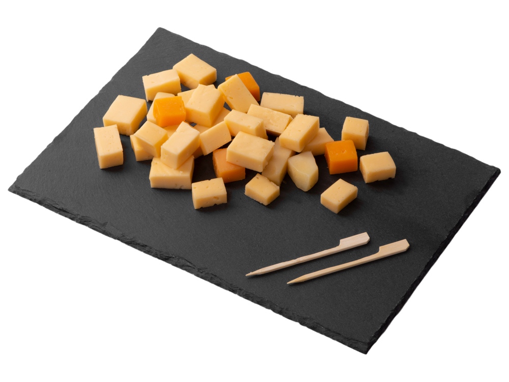 Сервировочная доска из сланца Toscana — пример нанесения логотипа () | Print Logo