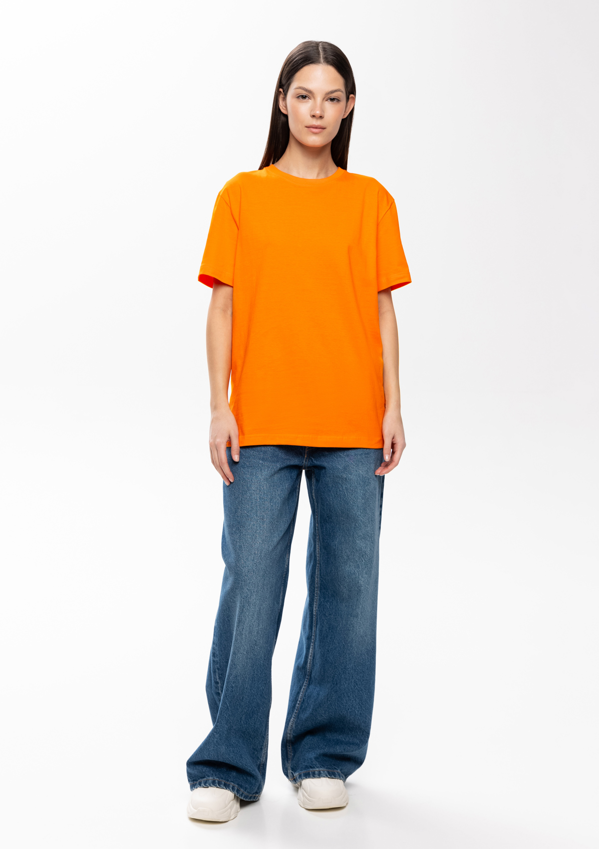 Футболка унисекс без бокового шва STAN хлопок 160, 02, Оранжевый,  (28/1)  (60-62/5XL)