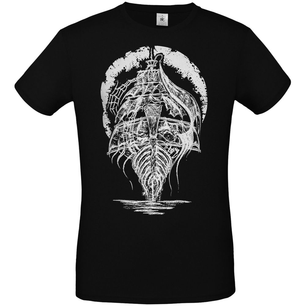 Футболка «Летучий Голландец» — пример нанесения логотипа (Принтэссенция) | Print Logo