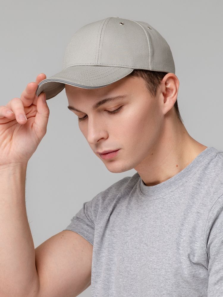 Бейсболка Hard Work Black со светоотражающим элементом