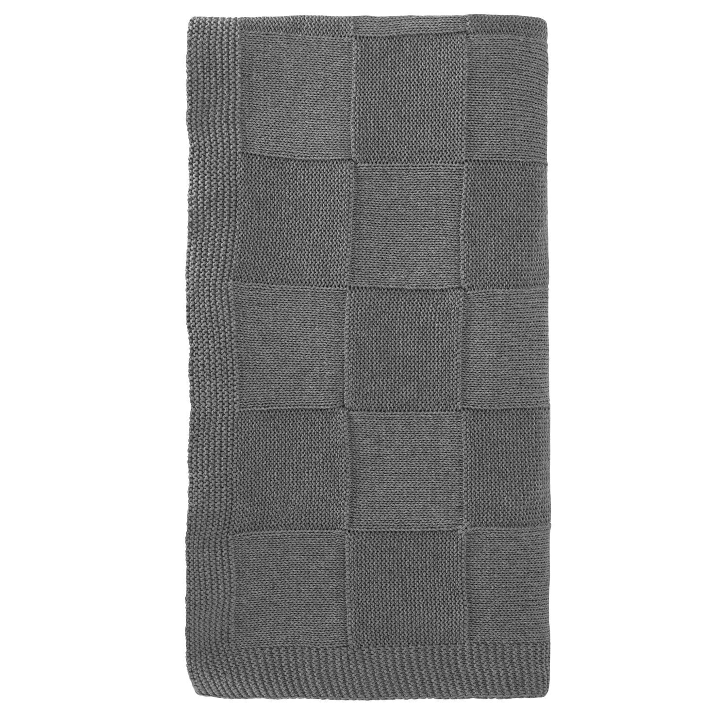 Плед Селла (Cella) вязаный, серый (без подарочной коробки)