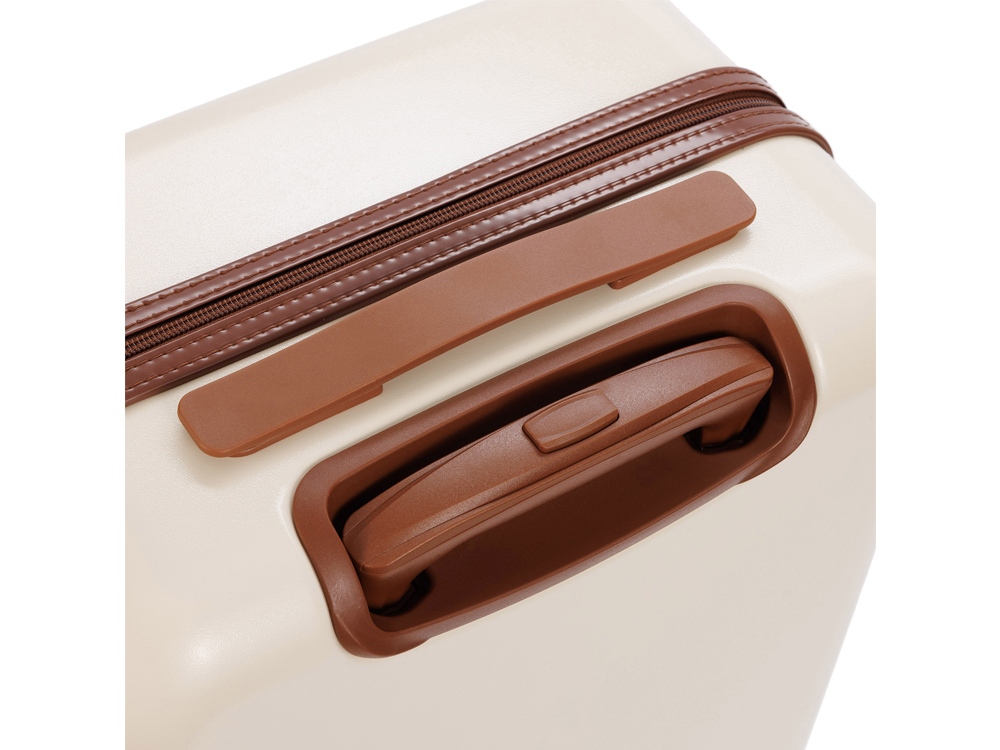 Чемодан для ручной клади BUGATTI АМЕЛИЯ | AMELIA, бежевый, поликарбонат / АБС-пластик, 32х22х53 см, 30 л