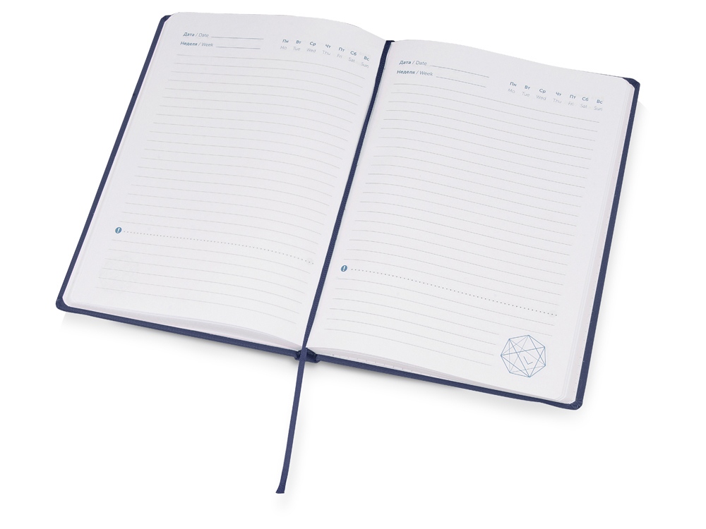 Ежедневник недатированный А5 Strap AR , синий