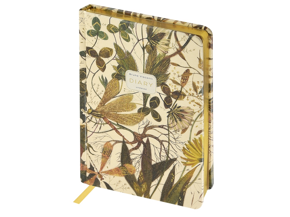 Ежедневник А5 Summer Greens с логотипом Bruno Visconti | Print Logo