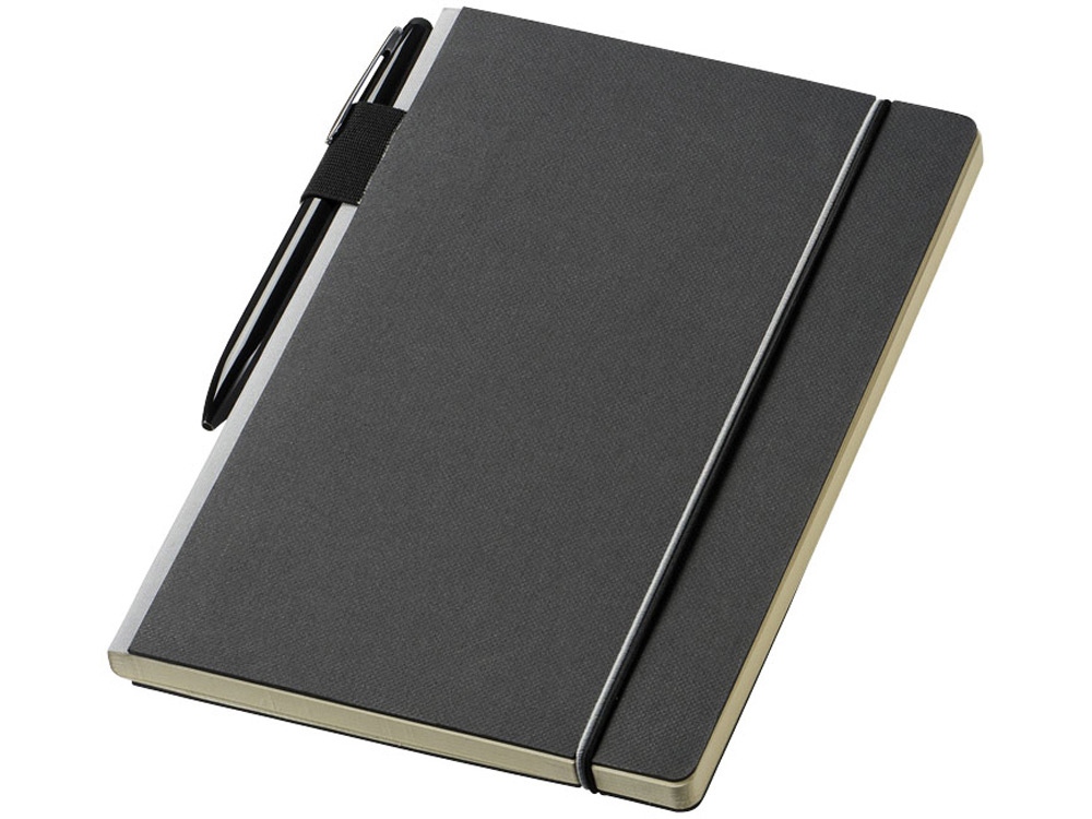 Блокнот А5 Cuppia, черный/серый